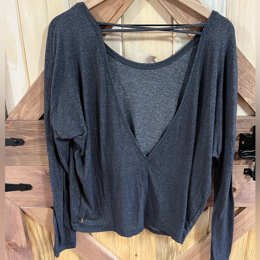 Lucy deep V back Long Sleeve